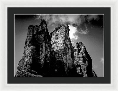 Rocky Peak / Art Photo - Framed Print