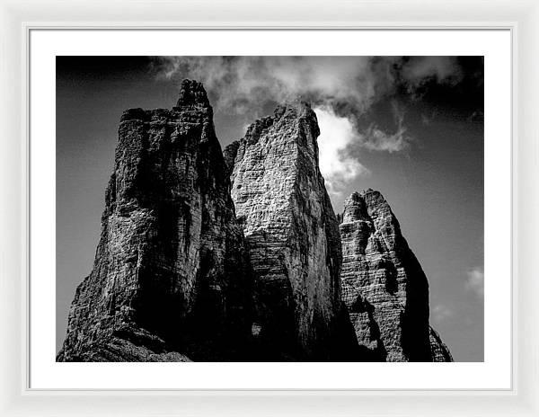 Rocky Peak / Art Photo - Framed Print