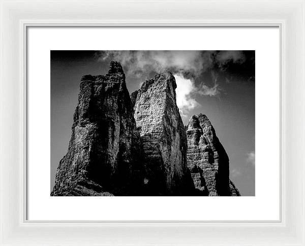 Rocky Peak / Art Photo - Framed Print