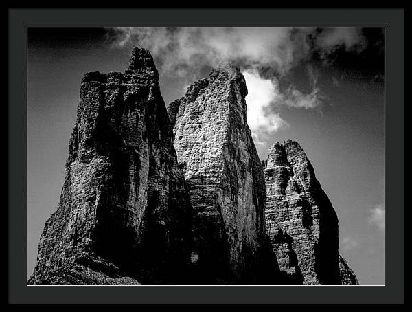 Rocky Peak / Art Photo - Framed Print