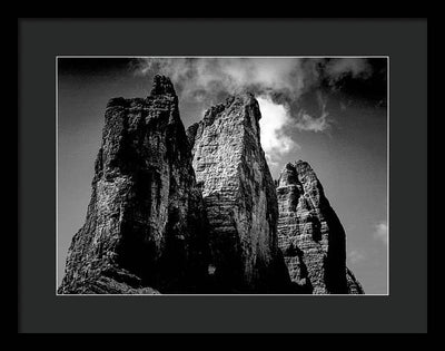 Rocky Peak / Art Photo - Framed Print