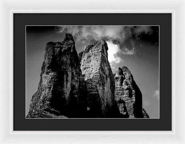 Rocky Peak / Art Photo - Framed Print