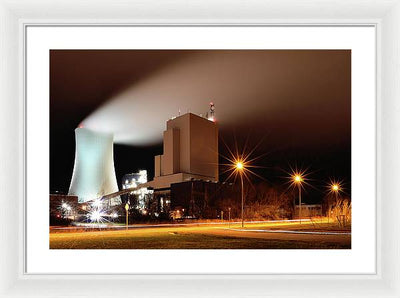 Rostock Power Station, Germany / Art Photo - Framed Print