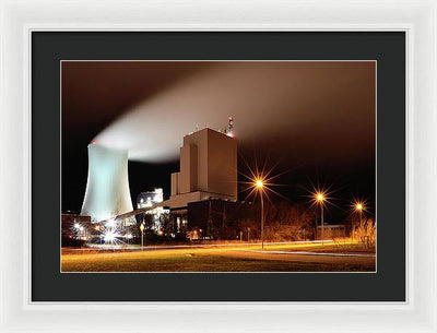 Rostock Power Station, Germany / Art Photo - Framed Print