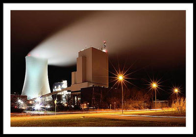 Rostock Power Station, Germany / Art Photo - Framed Print