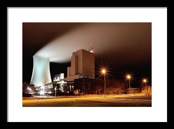 Rostock Power Station, Germany / Art Photo - Framed Print