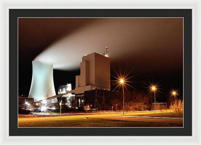 Rostock Power Station, Germany / Art Photo - Framed Print