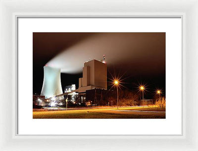 Rostock Power Station, Germany / Art Photo - Framed Print