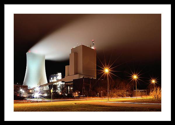 Rostock Power Station, Germany / Art Photo - Framed Print