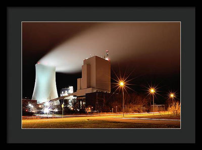 Rostock Power Station, Germany / Art Photo - Framed Print