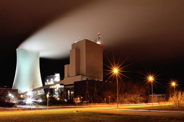 Rostock Power Station, Germany / Art Photo - Art Print