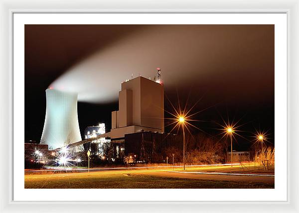 Rostock Power Station, Germany / Art Photo - Framed Print