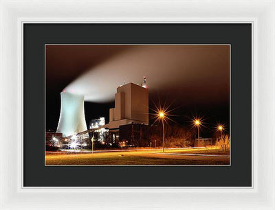 Rostock Power Station, Germany / Art Photo - Framed Print