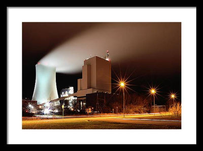 Rostock Power Station, Germany / Art Photo - Framed Print