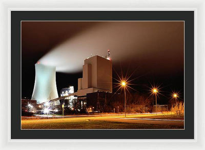 Rostock Power Station, Germany / Art Photo - Framed Print