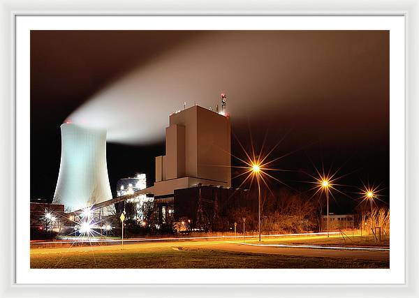 Rostock Power Station, Germany / Art Photo - Framed Print