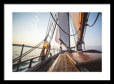 Sail Boat #2 / Art Photo - Framed Print