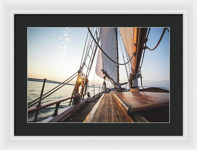 Sail Boat #2 / Art Photo - Framed Print