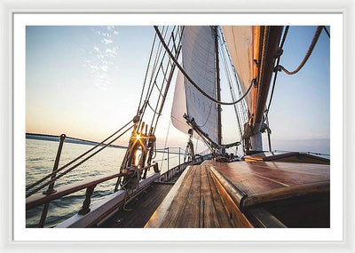 Sail Boat #2 / Art Photo - Framed Print