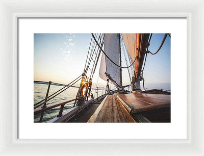 Sail Boat #2 / Art Photo - Framed Print