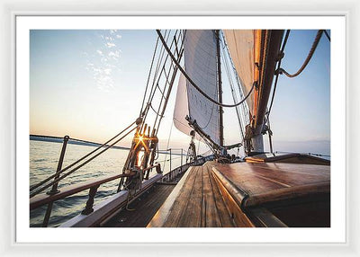 Sail Boat #2 / Art Photo - Framed Print