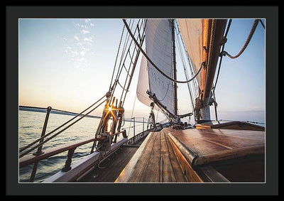 Sail Boat #2 / Art Photo - Framed Print