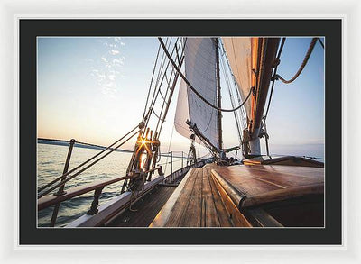 Sail Boat #2 / Art Photo - Framed Print