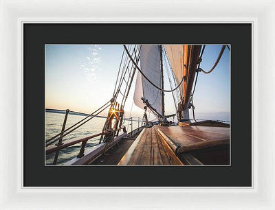 Sail Boat #2 / Art Photo - Framed Print