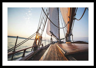 Sail Boat #2 / Art Photo - Framed Print