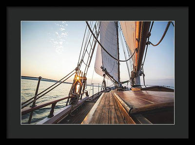 Sail Boat #2 / Art Photo - Framed Print