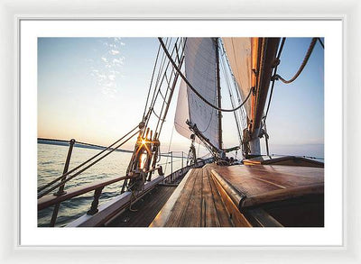 Sail Boat #2 / Art Photo - Framed Print