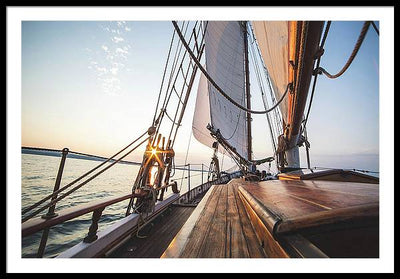 Sail Boat #2 / Art Photo - Framed Print