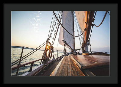 Sail Boat #2 / Art Photo - Framed Print