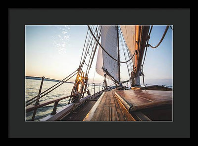 Sail Boat #2 / Art Photo - Framed Print