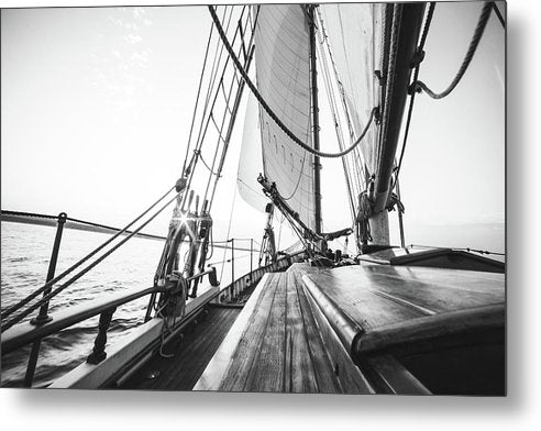 Sail Boat,Monochrome 