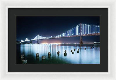 San Francisco Bay Bridge / Art Photo - Framed Print