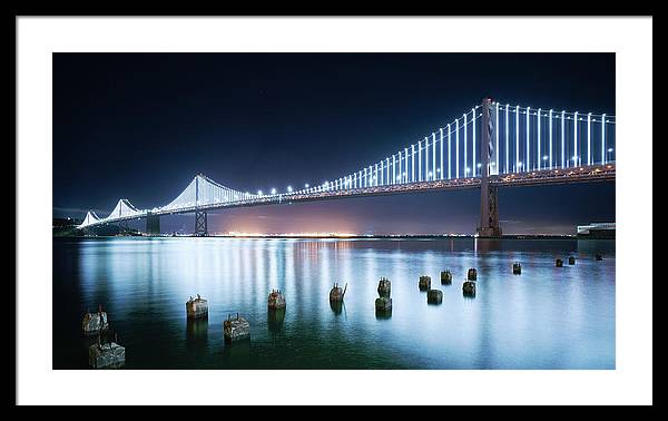 San Francisco Bay Bridge / Art Photo - Framed Print