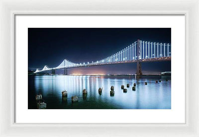 San Francisco Bay Bridge / Art Photo - Framed Print