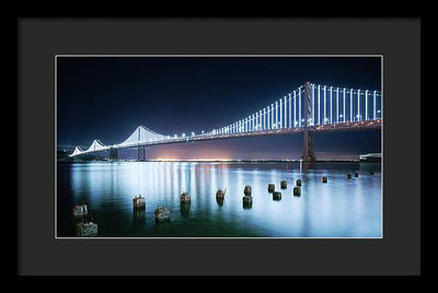 San Francisco Bay Bridge / Art Photo - Framed Print