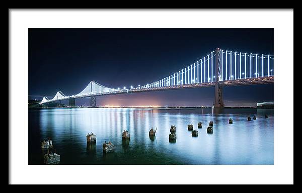 San Francisco Bay Bridge / Art Photo - Framed Print