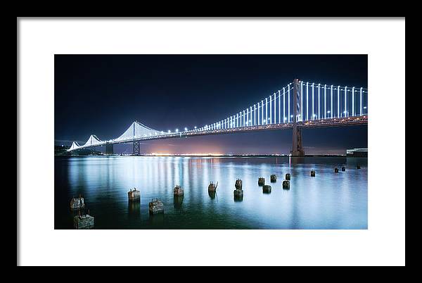 San Francisco Bay Bridge / Art Photo - Framed Print