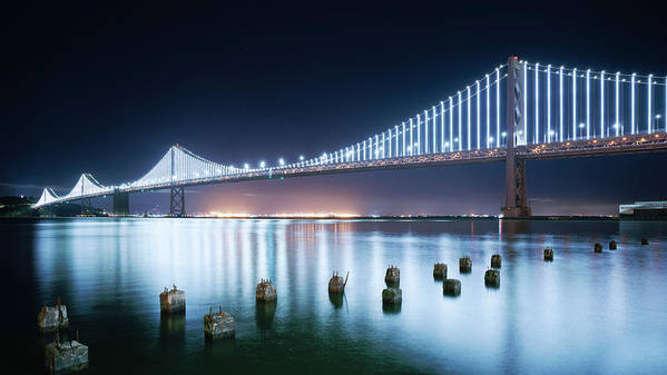 San Francisco Bay Bridge / Art Photo - Art Print