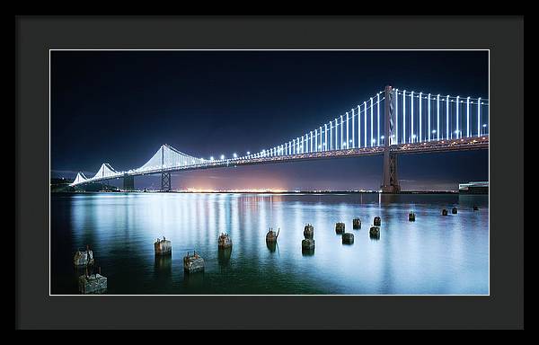 San Francisco Bay Bridge / Art Photo - Framed Print