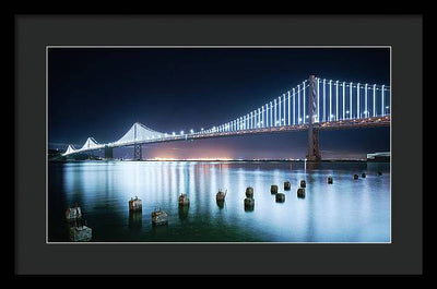 San Francisco Bay Bridge / Art Photo - Framed Print