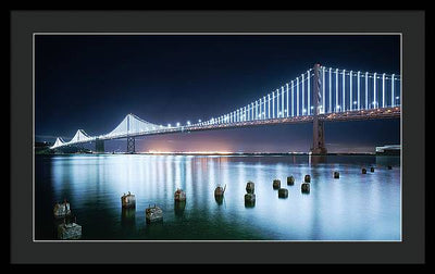 San Francisco Bay Bridge / Art Photo - Framed Print