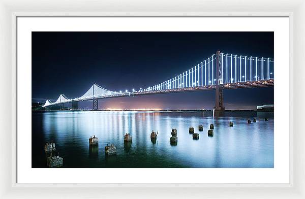 San Francisco Bay Bridge / Art Photo - Framed Print