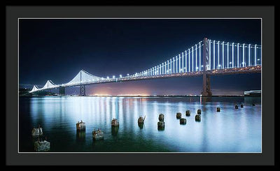 San Francisco Bay Bridge / Art Photo - Framed Print