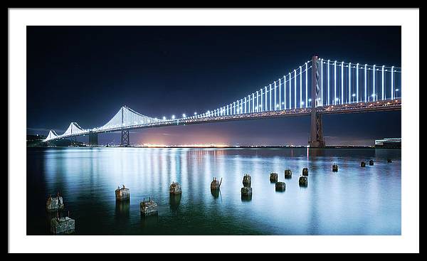 San Francisco Bay Bridge / Art Photo - Framed Print