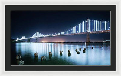 San Francisco Bay Bridge / Art Photo - Framed Print