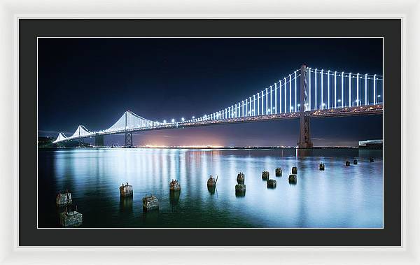 San Francisco Bay Bridge / Art Photo - Framed Print